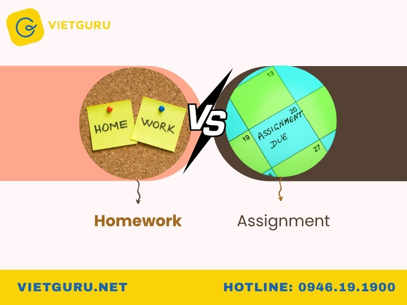 Homework Assignment là gì? Phân biệt giữa "homework" và "assignment" Điểm khác nhau giữa Homework và Assignment