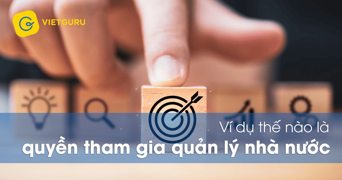 Ví dụ thế nào là quyền tham gia quản lý nhà nước