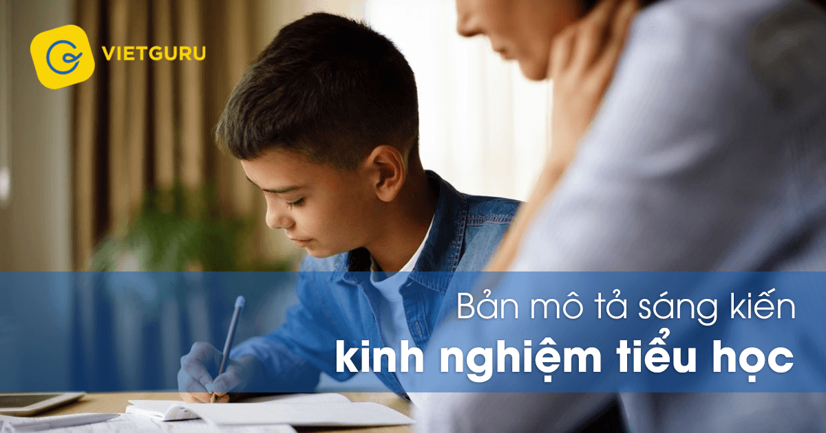 Bản mô tả sáng kiến kinh nghiệm tiểu học