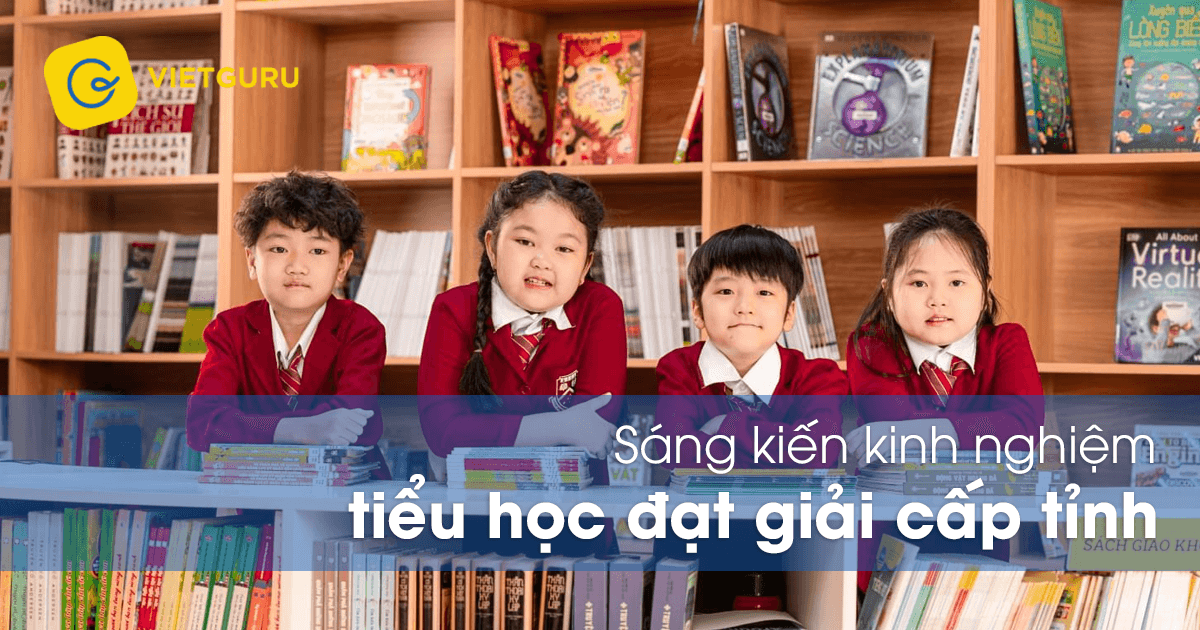 Sáng kiến kinh nghiệm tiểu học đạt giải cấp tỉnh