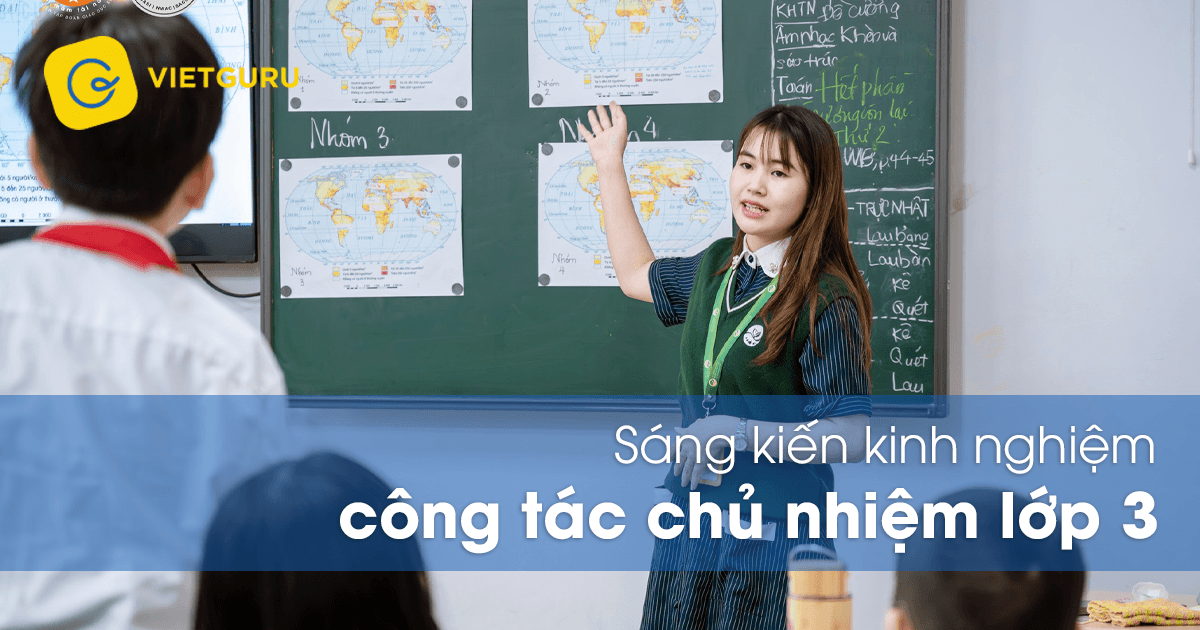 Sáng kiến kinh nghiệm công tác chủ nhiệm lớp 3