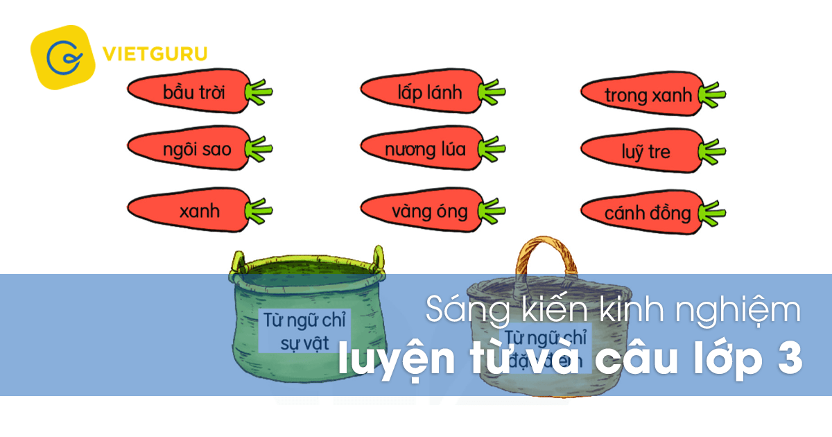 Sáng kiến kinh nghiệm luyện từ và câu lớp 3