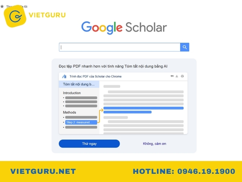 Các trang web tìm bài báo khoa học bạn nên biết Google Scholar - Một trong các trang web tìm bài báo khoa học uy tín nhất