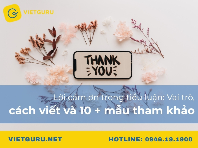 Lời cảm ơn trong tiểu luận là gì?