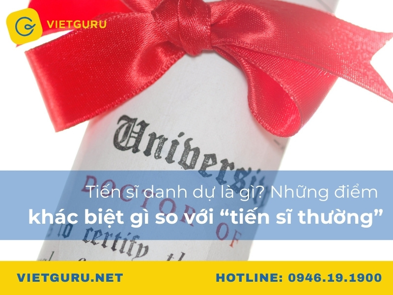 Tiến sĩ danh dự là gì? Những điểm khác biệt gì so với “tiến sĩ thường”