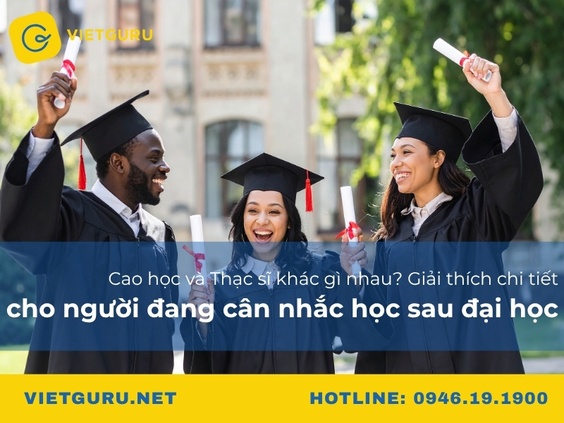 Cao học và Thạc sĩ khác gì nhau? Giải thích chi tiết cho người đang cân nhắc học sau đại học