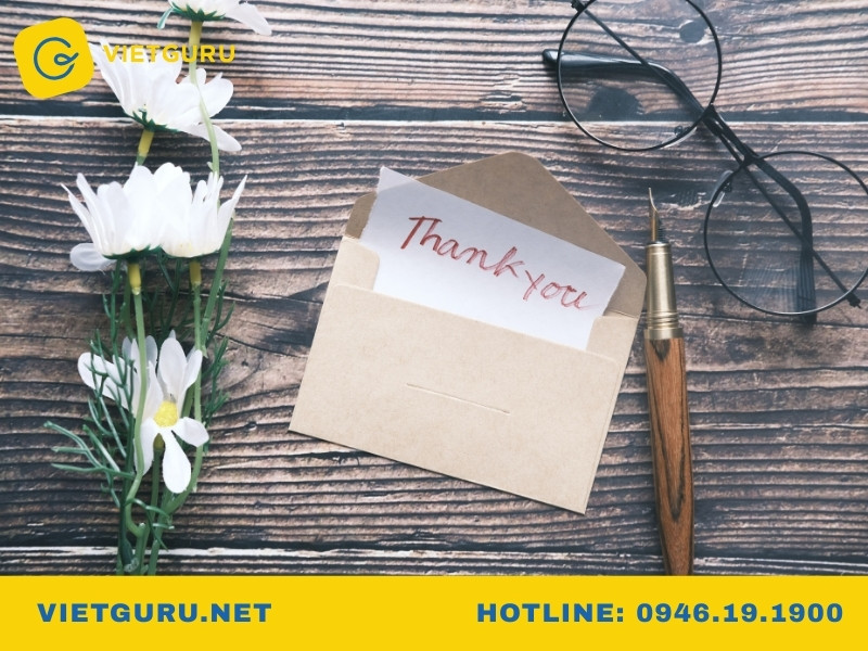 Cấu trúc chuẩn của một lời cảm ơn trong báo cáo thực tập
