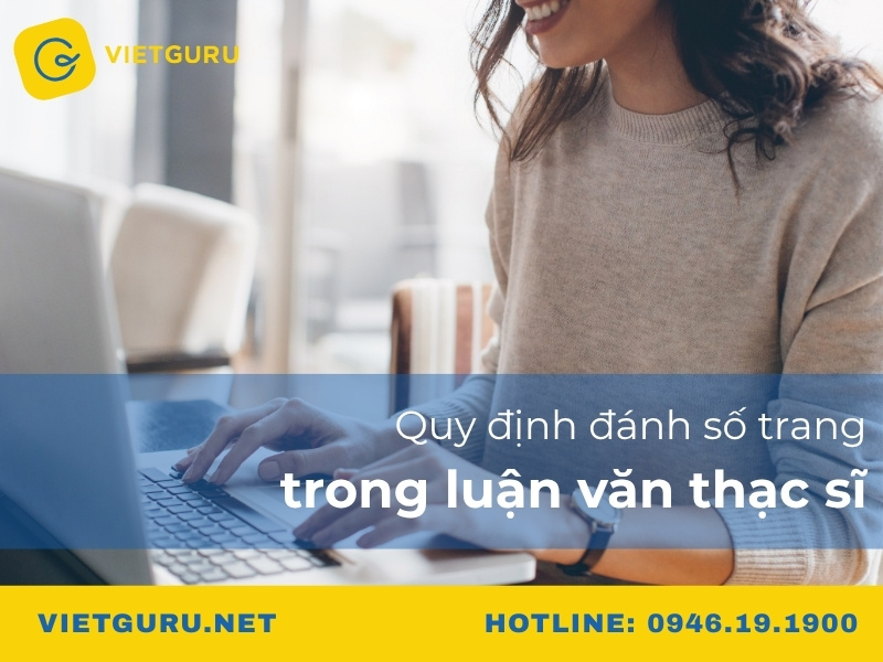 Quy định đánh số trang trong luận văn thạc sĩ