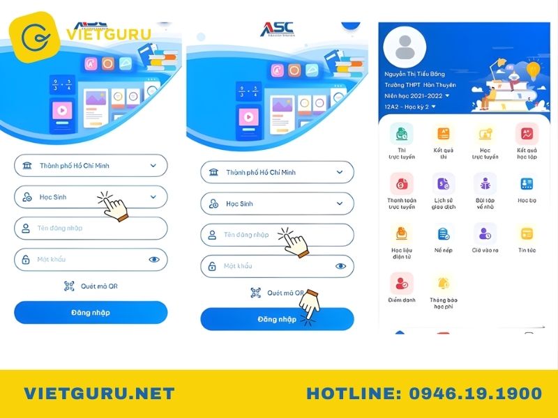 Tổng quan về ứng dụng ASC-School Hướng dẫn cách đăng ký tài khoản ASC-School