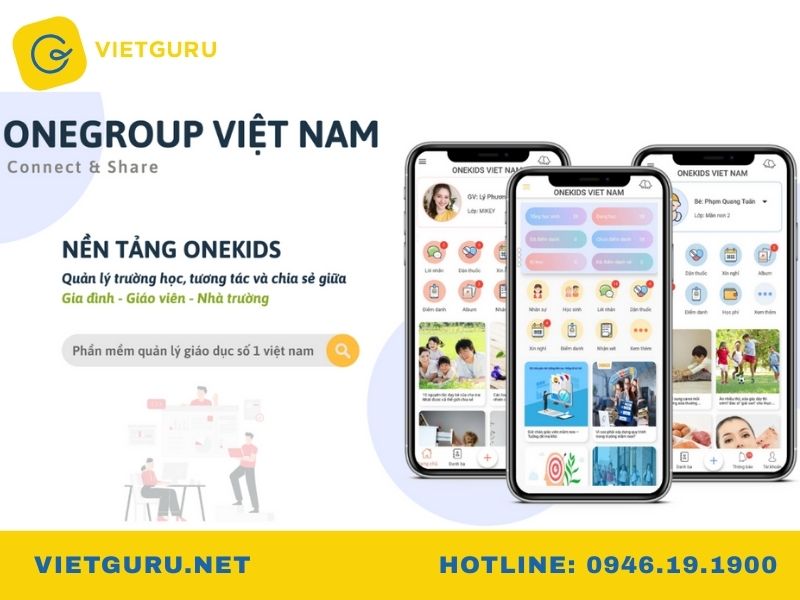 Phần mềm quản lý giáo dục mầm non: Khái niệm, danh sách phần mềm và giải pháp tích hợp Phần mềm quản lý giáo dục mầm non OneKids