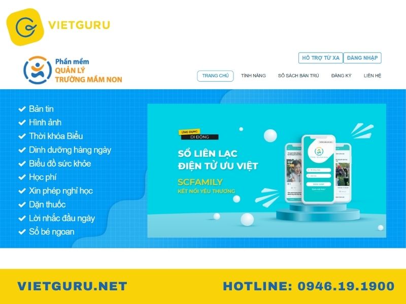 Phần mềm quản lý giáo dục mầm non: Khái niệm, danh sách phần mềm và giải pháp tích hợp Hệ thống phần mềm quản lý giáo dục mầm non Sc.edu