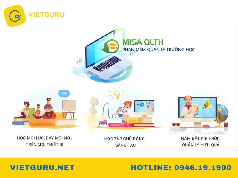 Phần mềm quản lý giáo dục MISA QLTH