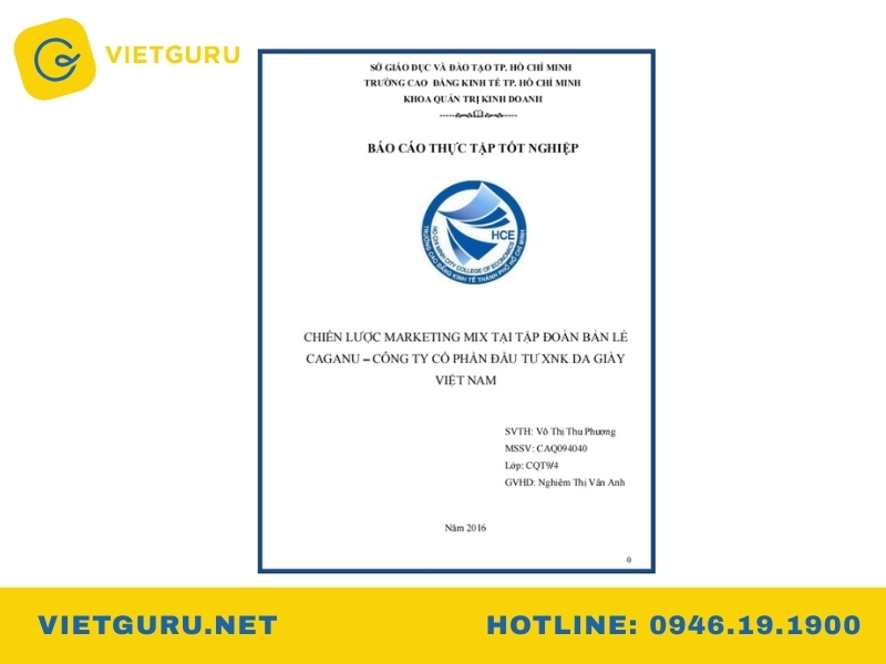 Báo cáo thực tập marketing chuẩn form – Tổng hợp mẫu, đề tài và hướng dẫn chi tiết Báo cáo thực tập marketing dịch vụ và mô hình 7P