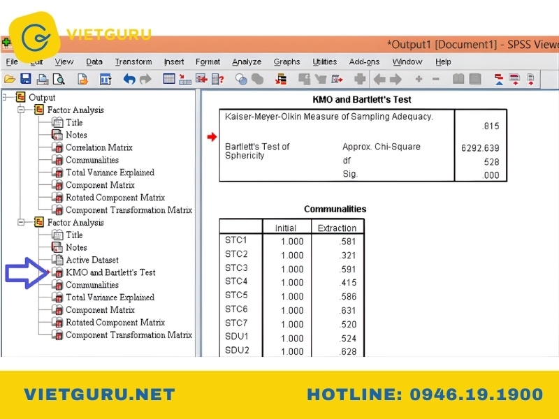 Cách chạy KMO trong SPSS đúng chuẩn và hiệu quả nhất Cách chạy KMO trong SPSS chi tiết từng bước