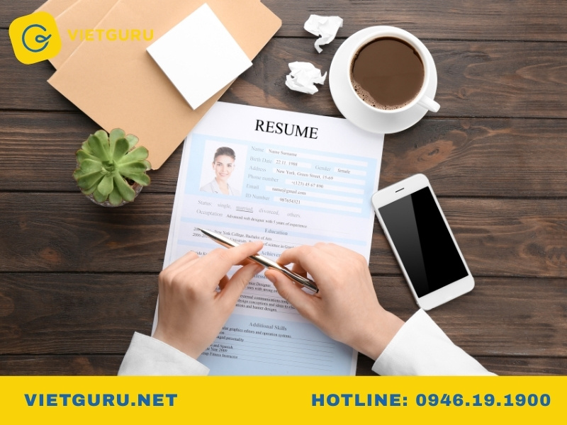Kinh nghiệm làm việc trong CV thực tập sinh