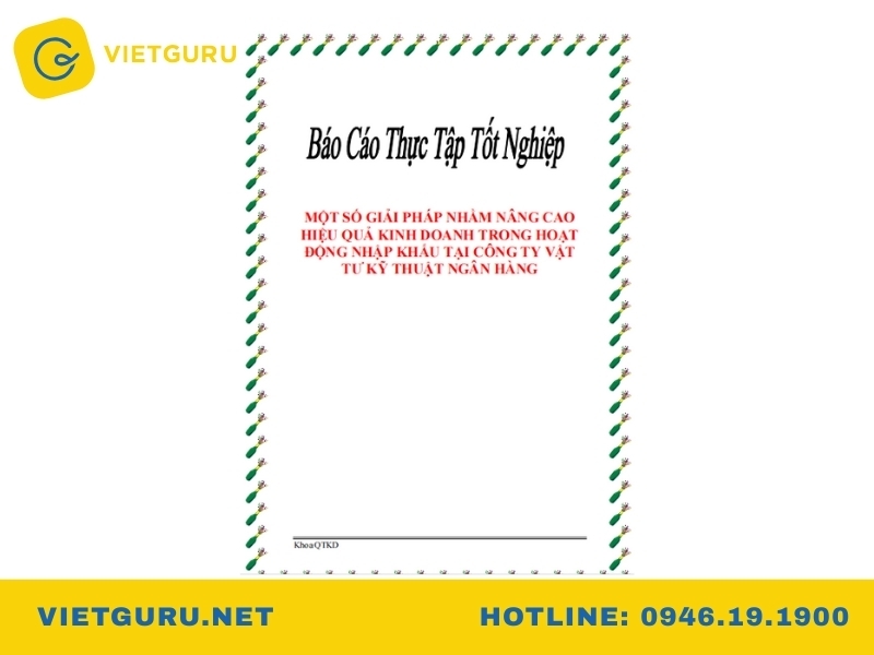 Báo cáo thực tập quản trị kinh doanh: 15+ mẫu, đề tài chất lượng Mẫu báo cáo thực tập quản trị kinh doanh mảng marketing