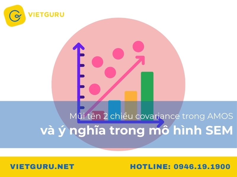 Mũi tên 2 chiều covariance trong AMOS và ý nghĩa trong mô hình SEM