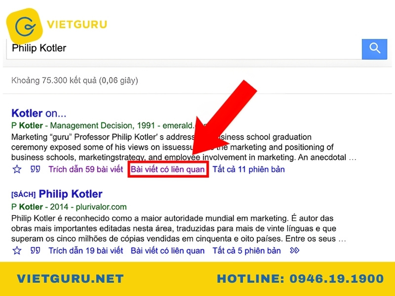 Các tính năng hữu ích của Google Scholar