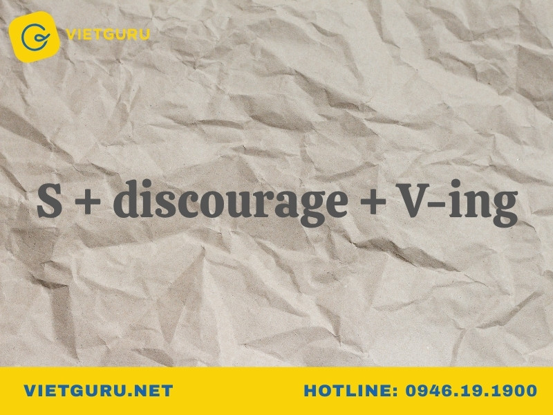 Cấu trúc discourage trong tiếng Anh viết assignment