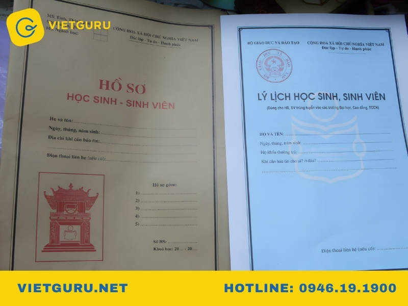 Bìa hồ sơ học sinh sinh viên là gì? Dùng khi nào?