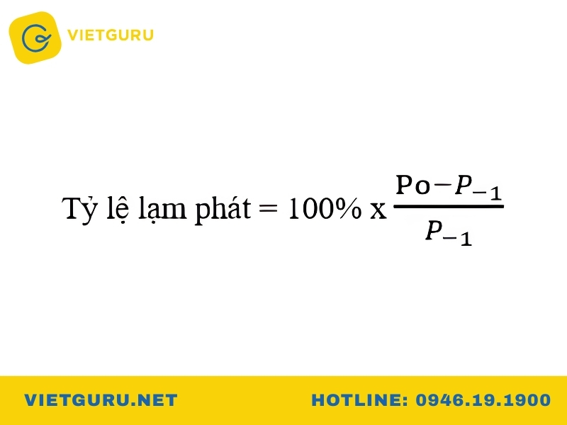 Cách tính tỷ lệ lạm phát theo CPI