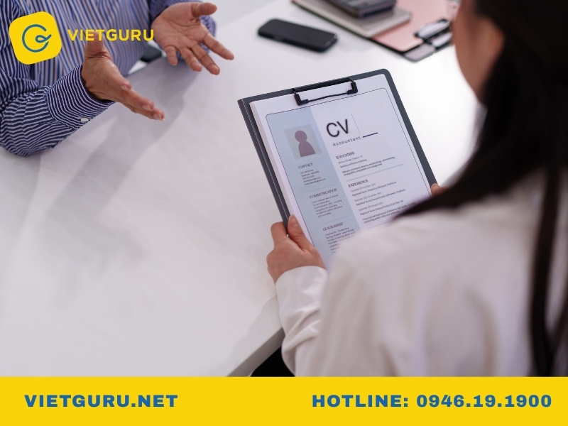 Cấu trúc một mẫu CV cho sinh viên chưa có kinh nghiệm chuẩn