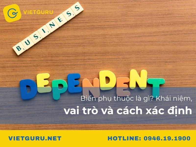 Biến phụ thuộc là gì? Khái niệm, vai trò và cách xác định Biến phụ thuộc là gì? Khái niệm, vai trò và cách xác định