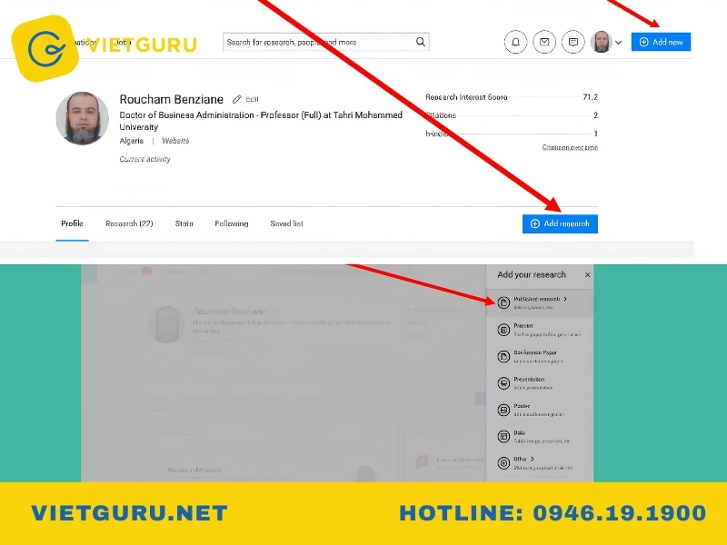Cách sử dụng ResearchGate hiệu quả