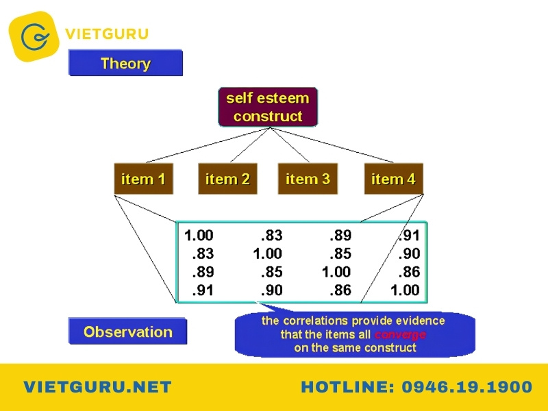 Convergent Validity là gì? Cách đánh giá giá trị hội tụ Vai trò của Convergent Validity trong CFA và SEM