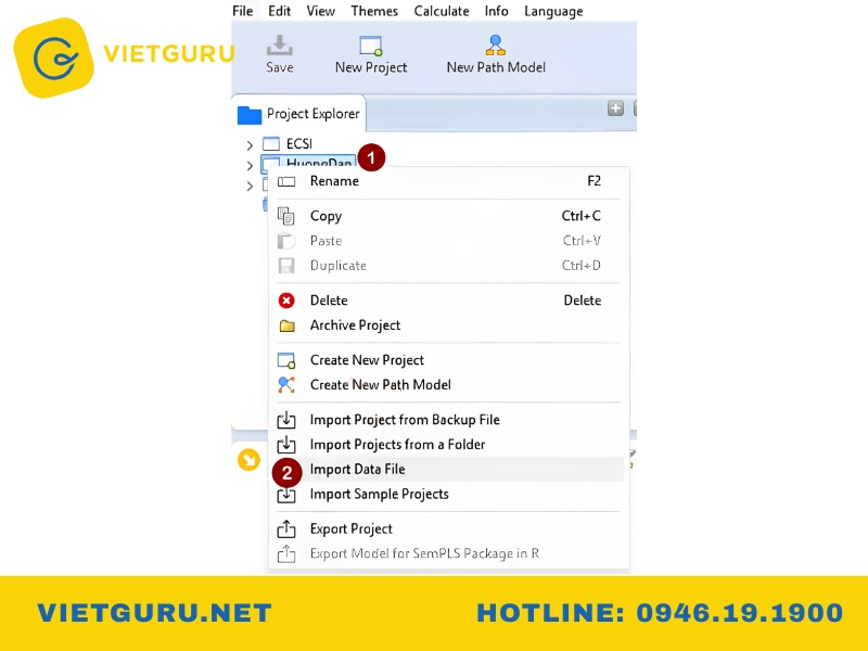 SmartPLS 3 là gì? Cách chạy và đọc kết quả chi tiết chuẩn bị dữ liệu trên smartpls 3