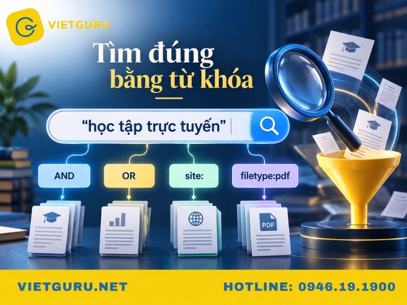 Cách tìm tài liệu nghiên cứu khoa học hiệu quả