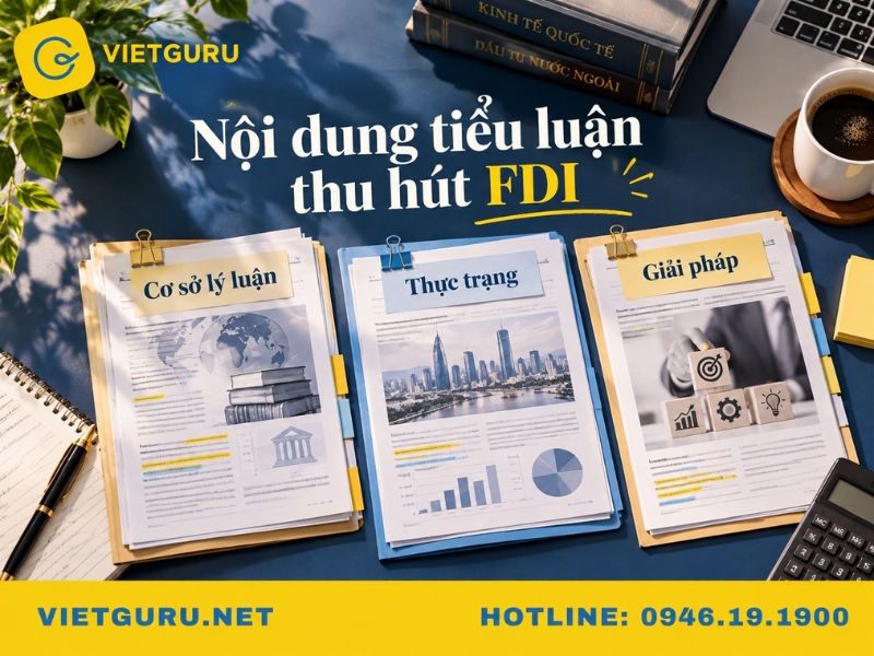 Cấu trúc chuẩn của một bài tiểu luận thu hút vốn đầu tư nước ngoài