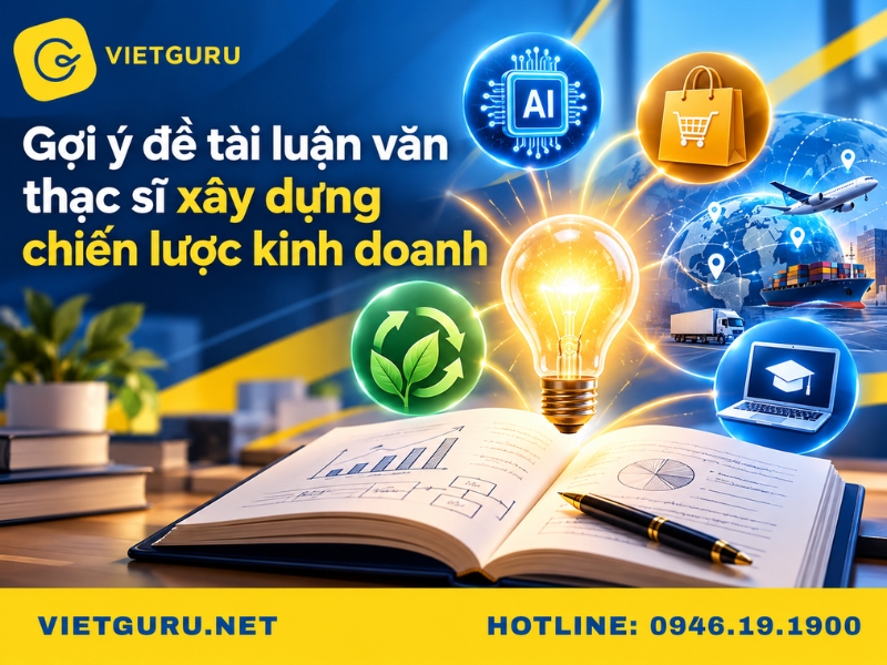 Luận văn thạc sĩ xây dựng chiến lược kinh doanh: Mẫu & đề tài Gợi ý đề tài luận văn thạc sĩ xây dựng chiến lược kinh doanh