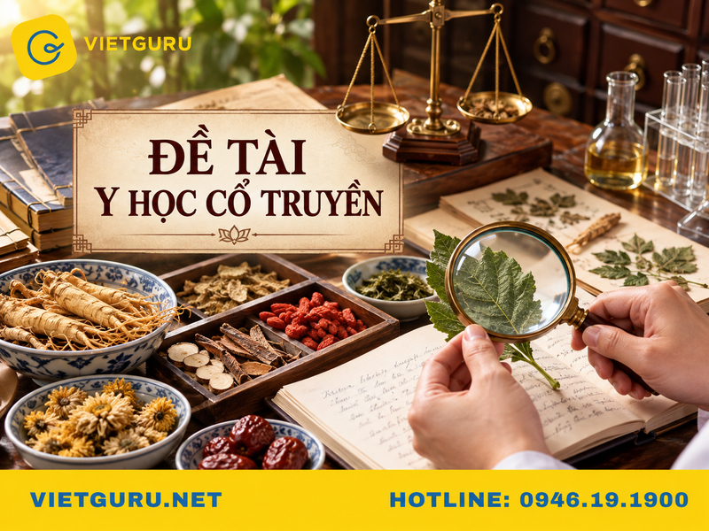 Luận văn thạc sĩ y học: Đề tài, bài mẫu và cách làm đề cương Đề tài luận văn thạc sĩ y học cổ truyền