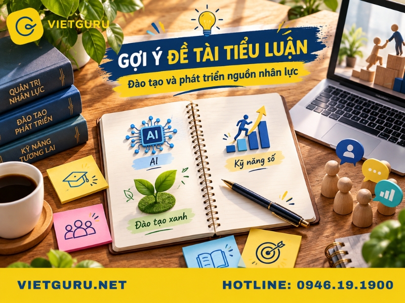 Tiểu luận đào tạo và phát triển nguồn nhân lực: Cách viết, bài mẫu và đề tài Gợi ý đề tài tiểu luận đào tạo và phát triển nguồn nhân lực tiêu biểu