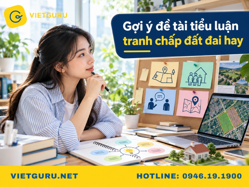 Tổng hợp mẫu tiểu luận tranh chấp đất đai hay và hướng dẫn cách viết Gợi ý đề tài tiểu luận tranh chấp đất đai hay