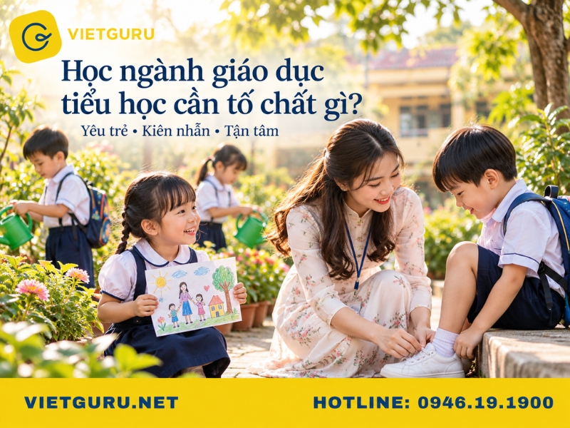 Giáo dục tiểu học là gì? Những điều cần biết về ngành giáo dục tiểu học Học ngành giáo dục tiểu học cần có những tố chất gì?