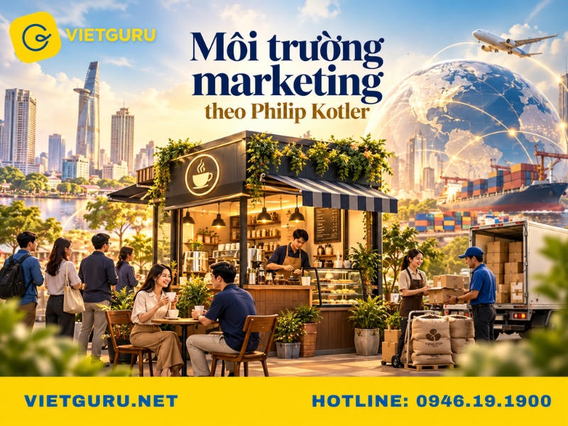Môi trường marketing là gì? Phân tích môi trường marketing vi mô và vĩ mô Khái niệm về môi trường marketing theo Philip Kotler