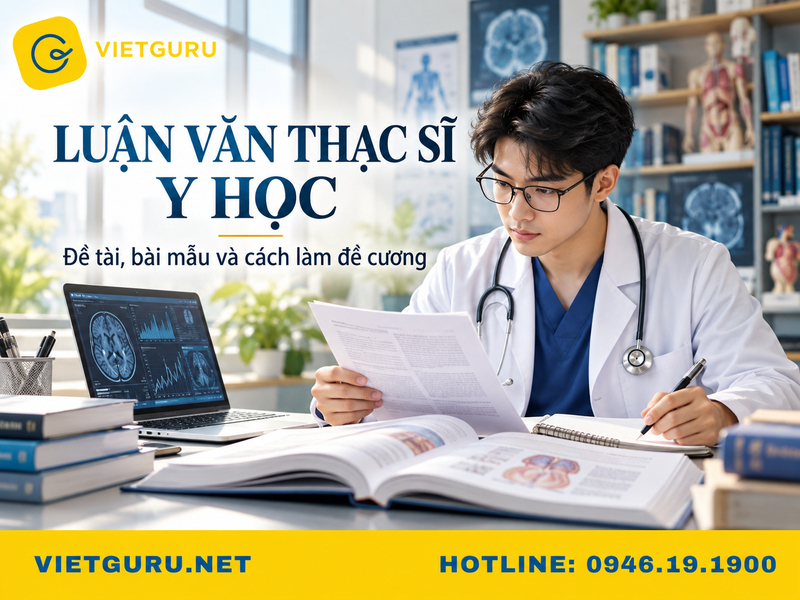 Luận văn thạc sĩ y học: Đề tài, bài mẫu và cách làm đề cương