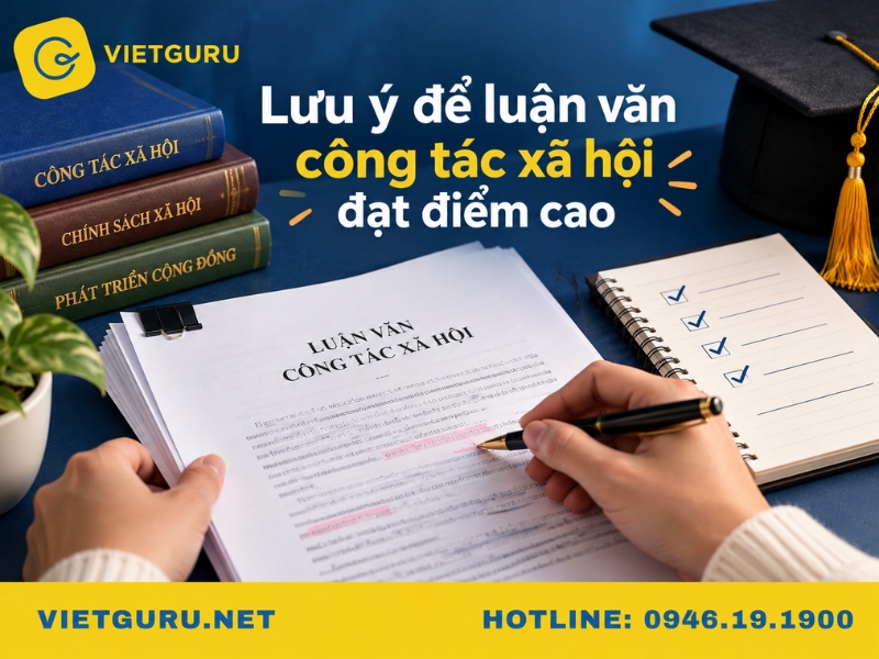 Tổng hợp mẫu luận văn thạc sĩ công tác xã hội và đề tài mới nhất Lưu ý để luận văn thạc sĩ công tác xã hội đạt điểm cao