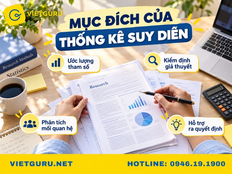 Mục đích của thống kê suy diễn 