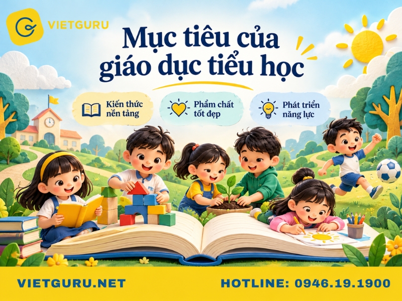 Giáo dục tiểu học là gì? Những điều cần biết về ngành giáo dục tiểu học Mục tiêu của giáo dục tiểu học