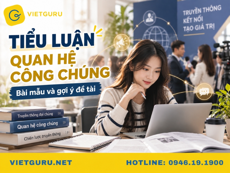 Tiểu luận quan hệ công chúng: Bài mẫu và gợi ý đề tài Tiểu luận quan hệ công chúng: Bài mẫu và gợi ý đề tài